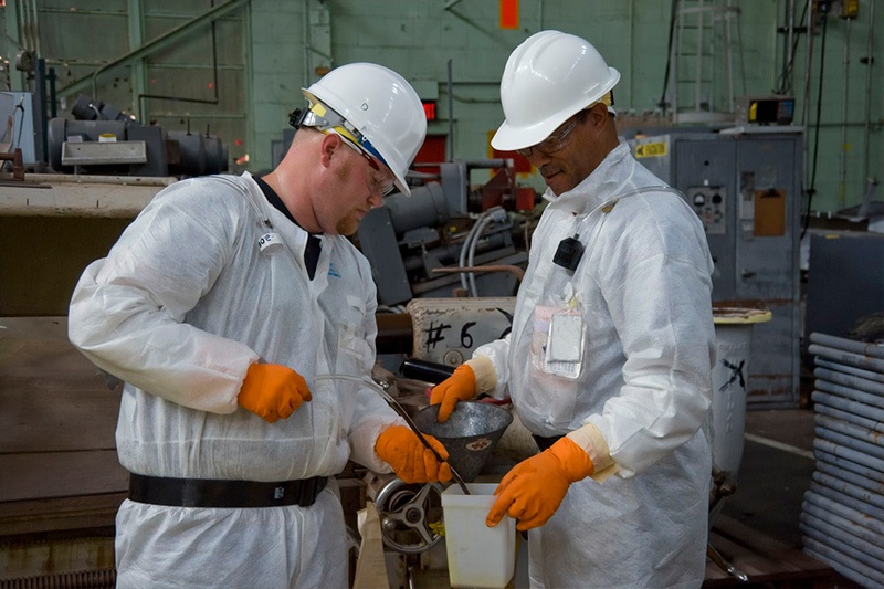 Oil spill response team